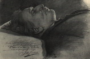 Martin Alsina sur son lit de mort